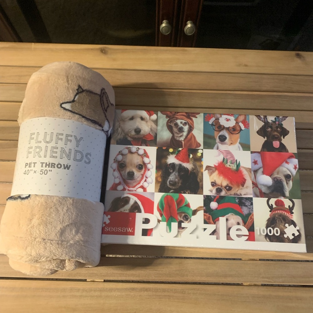 Tan Dog Bedding Blanket